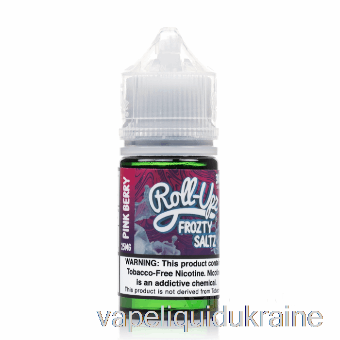 Vape Liquid Ukraine Pink Berry ICE - Juice Roll-Upz SALT - 30mL 25mg